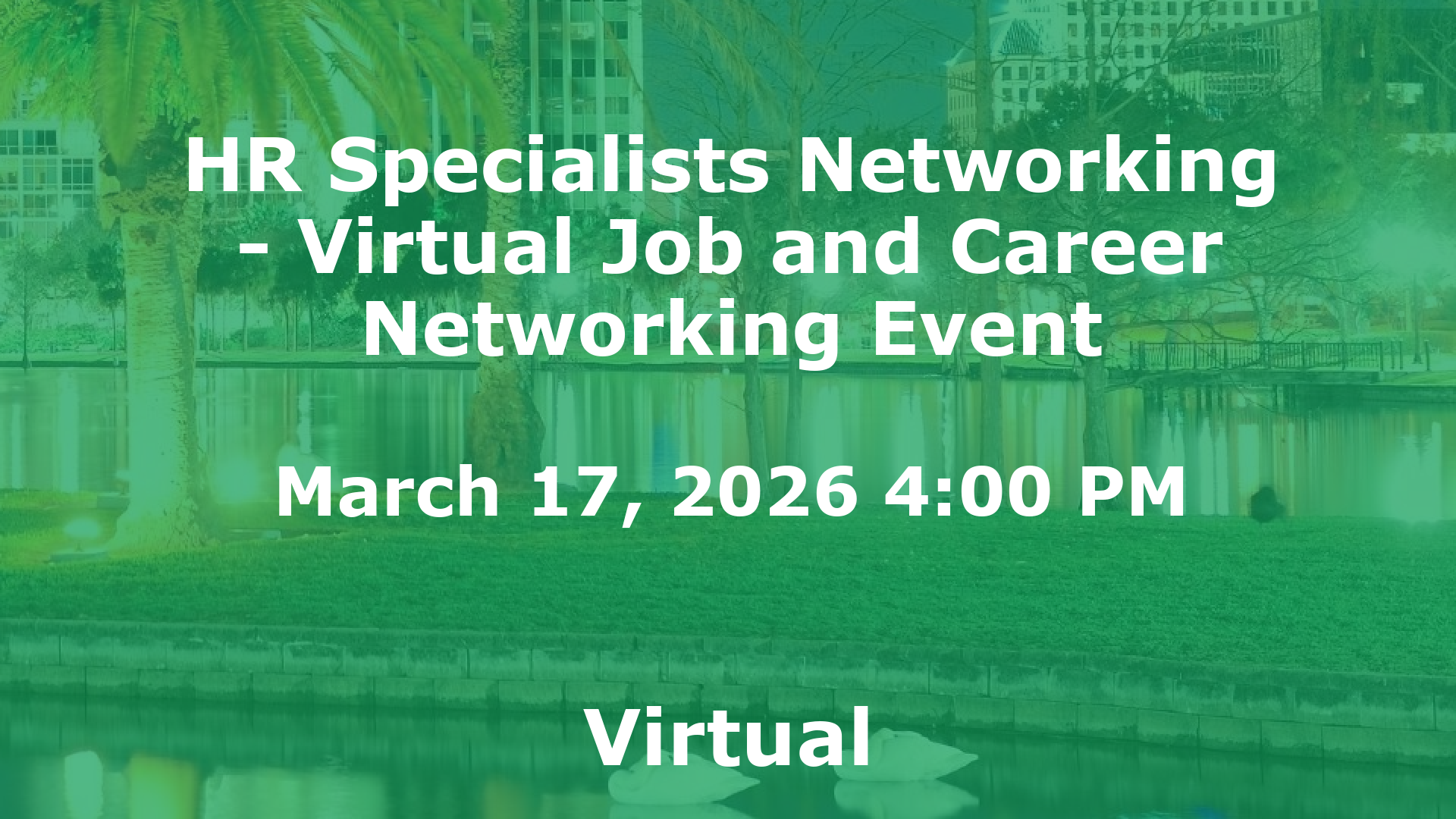 HR Specialists Networking - Virtual Job and Career Networking Event event image
